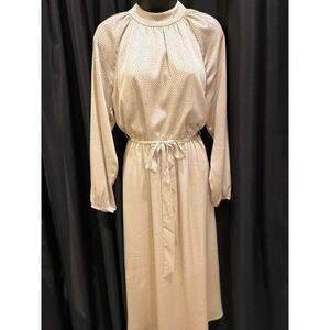 Loft Black and Gold Maxi Dress